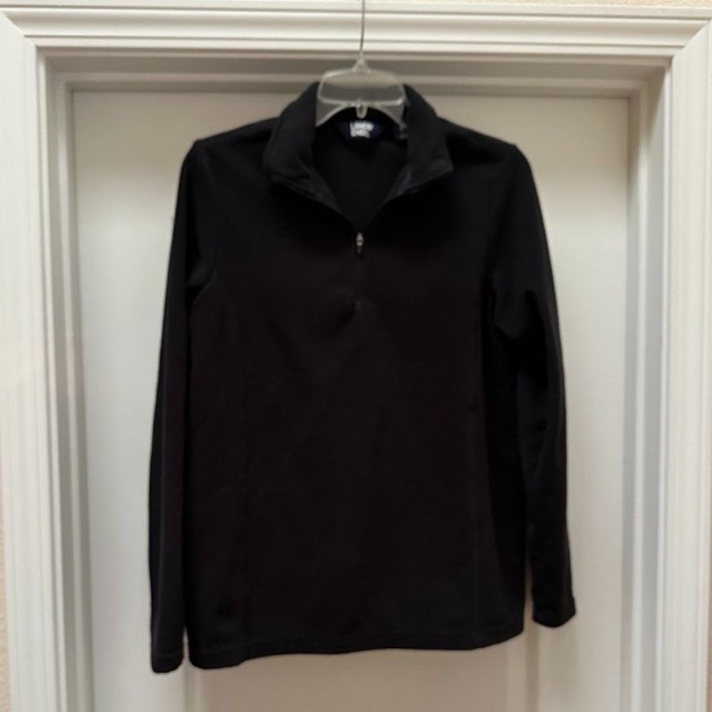 Lands End fleece 1/4 zip pullover